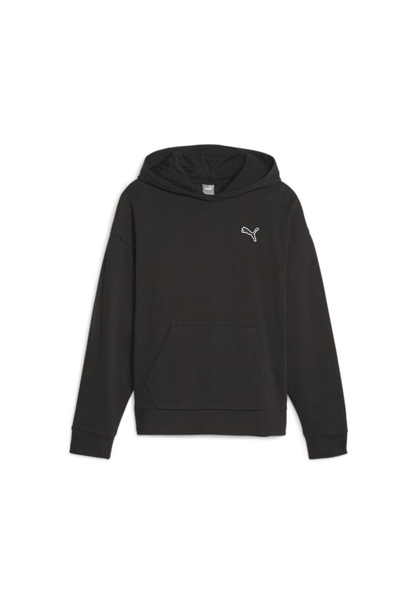 Bluza sportowa damska Puma 67598801. Kolor: czarny. Materiał: polar, materiał. Sezon: zima