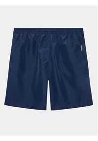 Calvin Klein Swimwear Szorty kąpielowe KV0KV00028 Granatowy Regular Fit. Kolor: niebieski. Materiał: syntetyk