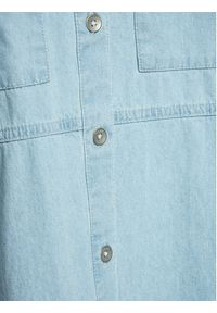 Roxy Sukienka jeansowa Pacific Night ERJDD03005 Niebieski Relaxed Fit. Kolor: niebieski. Materiał: bawełna