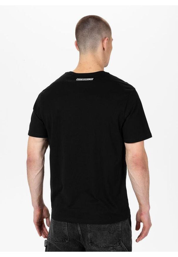 PITBULL - Koszulka bawełniana sportowy t-shirt dla dorosłych Hilltop. Kolor: biały, czarny, wielokolorowy. Materiał: bawełna