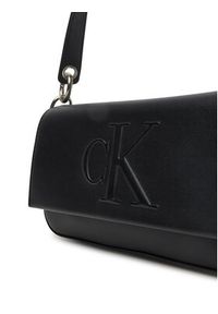 Calvin Klein Jeans Torebka Sculpted Flap Shoulder Pouch LV04K3148G Czarny. Kolor: czarny. Materiał: skórzane #4