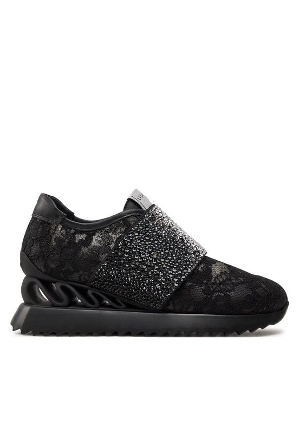 LE SILLA - Le Silla Sneakersy Reiko 6846N040ZGPPLAC001 Czarny. Kolor: czarny. Materiał: materiał