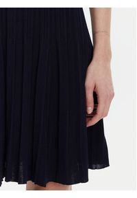 MICHAEL Michael Kors Sukienka dzianinowa MS5830OBFD Granatowy Slim Fit. Kolor: niebieski. Materiał: syntetyk #2