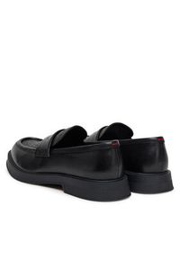 Hugo - HUGO Loafersy Lenner 50548486 Czarny. Kolor: czarny. Materiał: skóra #3