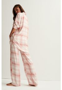 Undiz Koszula piżamowa damska kolor różowy. Kolor: różowy. Materiał: materiał, wiskoza. Długość: długie #3