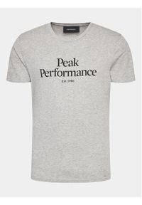 Peak Performance T-Shirt Original G77692090 Szary Slim Fit. Kolor: szary. Materiał: bawełna #1