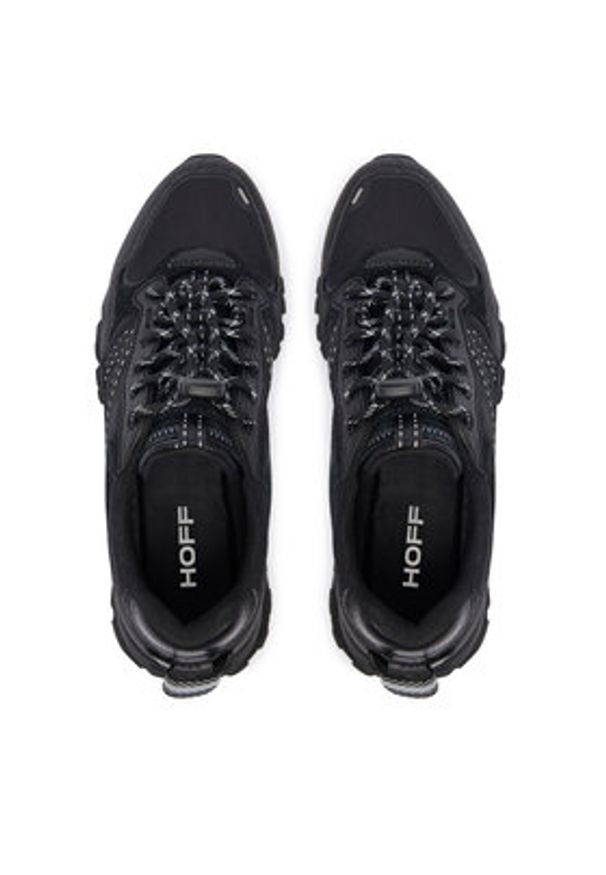 HOFF Sneakersy City Off Road 22558005 Czarny. Kolor: czarny. Materiał: zamsz, skóra