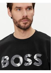 BOSS - Boss Bluza Soleri 15 50513373 Czarny Regular Fit. Kolor: czarny. Materiał: bawełna #5