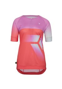 Silvini - Koszulka rowerowa (z krótkim rękawem) damska SILVINI Women Jersey STABINA. Kolor: różowy. Materiał: jersey. Długość rękawa: krótki rękaw. Długość: krótkie