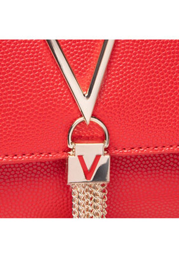 VALENTINO - Valentino Torebka Divina VBS1R401G Czerwony. Kolor: czerwony. Materiał: skórzane