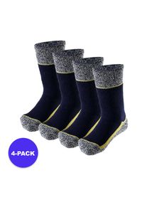 HEAT KEEPER - Męskie skarpety termoaktywne 4 pary. Kolor: niebieski. Sport: turystyka piesza #1