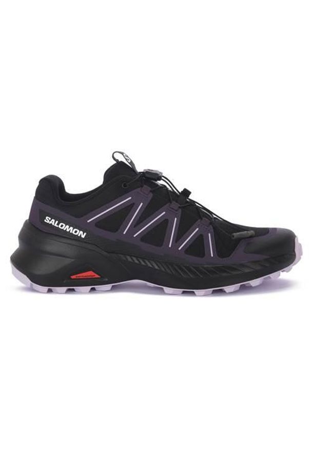 salomon - Buty do biegania damskie Salomon Speedcross Peak W. Kolor: czarny. Materiał: materiał, syntetyk. Szerokość cholewki: normalna. Model: Salomon Speedcross