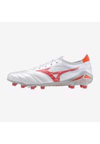 Buty piłkarskie Mizuno Morelianeo Iv B Elite, Dla obu płci. Kolor: biały, czerwony, wielokolorowy. Materiał: materiał, syntetyk. Sport: piłka nożna