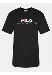 Fila T-Shirt FAU0147 Czarny Regular Fit. Kolor: czarny. Materiał: bawełna #7