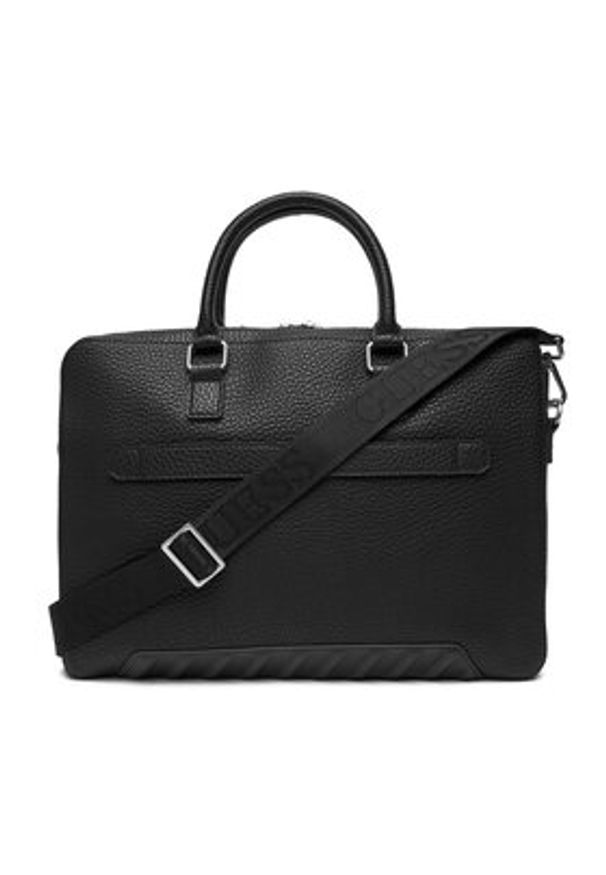 Guess Torba na laptopa HMTOLG P5447 Czarny. Kolor: czarny. Materiał: skóra