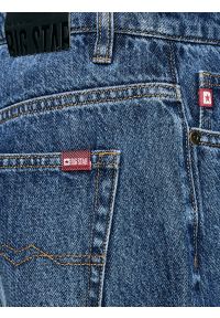 Big-Star - Jeansy chłopięce loose granatowe Zacky 586. Okazja: na co dzień. Stan: podwyższony. Kolor: niebieski. Materiał: jeans. Styl: vintage, casual, klasyczny #5