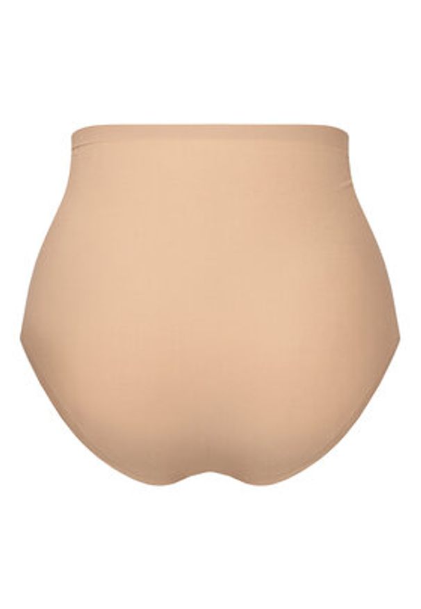 Chantelle Figi klasyczne z wysokim stanem Soft Stretch Plus Size C11370 Beżowy. Stan: podwyższony. Kolekcja: plus size. Kolor: beżowy. Materiał: syntetyk