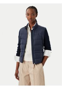 TOMMY HILFIGER - Tommy Hilfiger Kurtka przejściowa WW0WW51095 Granatowy Regular Fit. Kolor: niebieski. Materiał: syntetyk #1