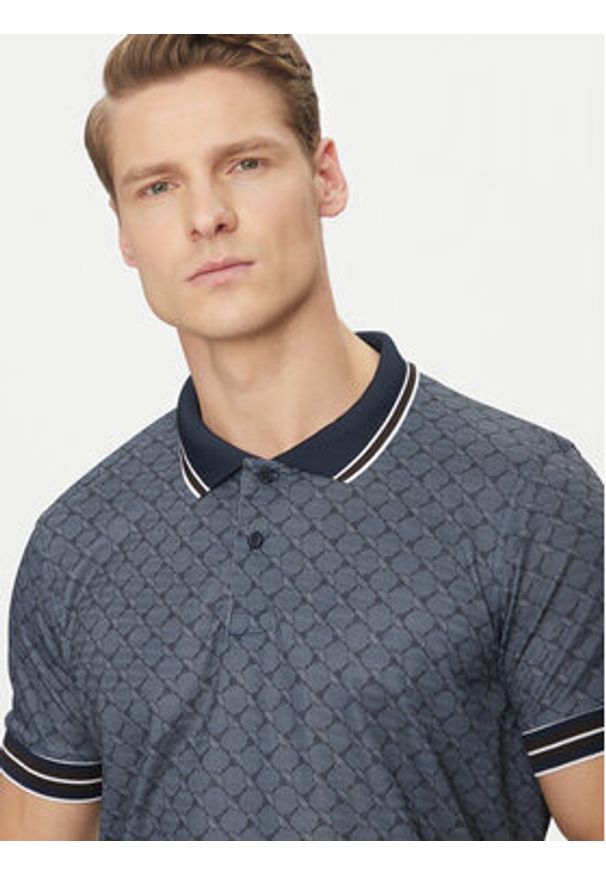 JOOP! Polo 30044677 Granatowy Modern Fit. Typ kołnierza: polo. Kolor: niebieski. Materiał: syntetyk
