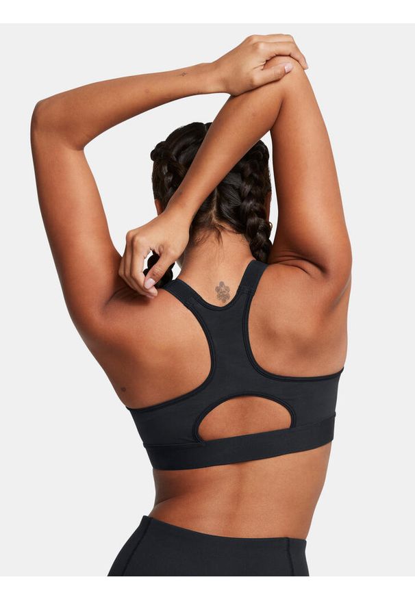 Biustonosz treningowy Under Armour HeatGear Armour High. Kolor: czarny. Sport: fitness