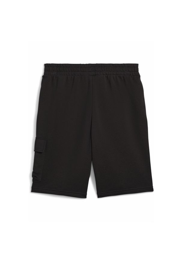 Puma - Męskie szorty bojówki Essentials 10" z logo No. 1 PUMA Black. Kolor: czarny