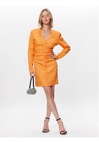 GESTUZ - Gestuz Sukienka koktajlowa Maisie 10906936 Pomarańczowy Slim Fit. Kolor: pomarańczowy. Materiał: syntetyk. Styl: wizytowy #5