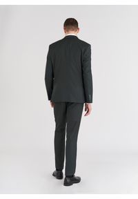 Pako Lorente - PAKO LORENTE – Zielone eleganckie spodnie męskie. Kolor: zielony. Styl: elegancki #9