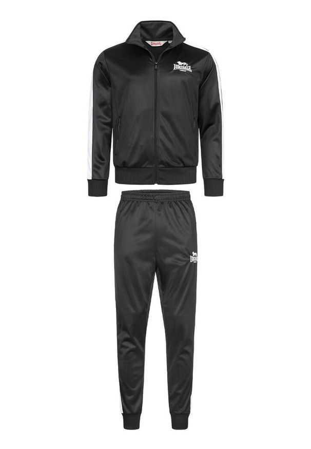 Dres o klasycznym kroju Lonsdale Pember. Kolor: czarny. Materiał: dresówka