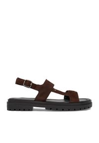 Lasocki Sandały CEO-WI34-3310-18650 Brązowy ciemny. Kolor: brązowy. Materiał: skóra, zamsz #1