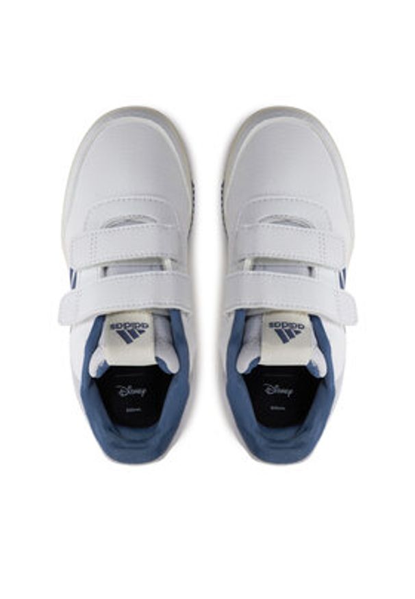 Adidas - adidas Sneakersy Disney Mickey Mouse Tensaur IH1193 Biały. Kolor: biały. Materiał: skóra. Wzór: motyw z bajki