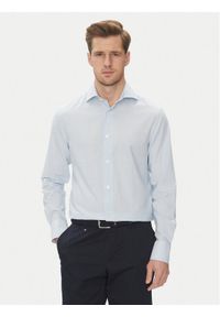 Marciano Guess Koszula 5GHH20 4469Z Błękitny Regular Fit. Kolor: niebieski. Materiał: bawełna