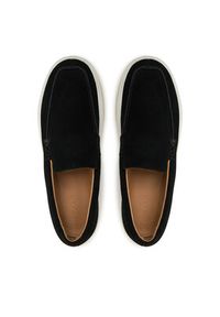 Calvin Klein Półbuty Moccasin Suede HM0HM01794 Czarny. Kolor: czarny. Materiał: zamsz, skóra