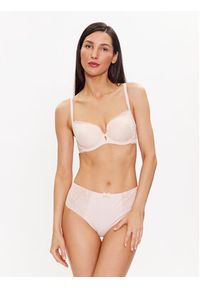 SELMARK - Selmark Biustonosz z fiszbiną Penelope 31017 Beżowy. Kolor: beżowy. Materiał: syntetyk #4