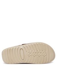 ecco - ECCO Klapki Cozmo Sandal W 21530302034 Brązowy. Kolor: brązowy #4