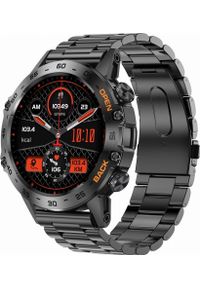 Smartwatch Gravity GT9 Czarny. Rodzaj zegarka: smartwatch. Kolor: czarny #1