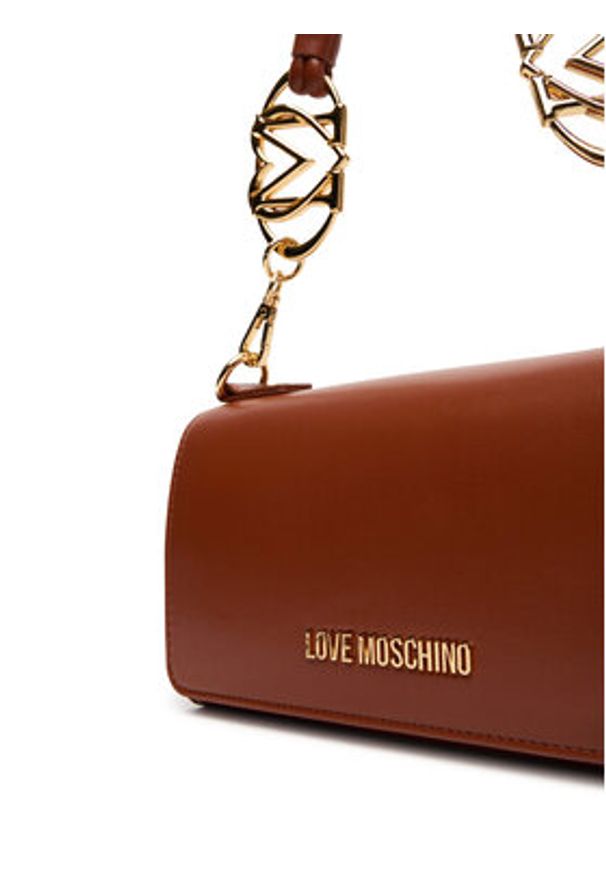 Love Moschino - LOVE MOSCHINO Torebka JC4051PP1NLF0312 Brązowy. Kolor: brązowy. Materiał: skórzane