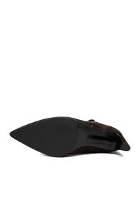 Gino Rossi - GINO ROSSI Botki EO-ZARA-LT2546 Brązowy. Kolor: brązowy. Materiał: skóra, zamsz #5