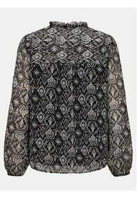 only - ONLY Bluzka Ditsy 15229700 Czarny Regular Fit. Kolor: czarny. Materiał: syntetyk #5