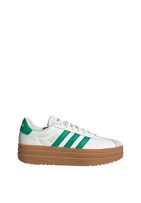 Adidas - Buty VL Court Bold. Kolor: zielony, biały, żółty, wielokolorowy. Obcas: na platformie