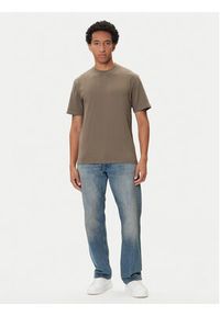 Hugo - HUGO T-Shirt Dapolino 50488330 Zielony Relaxed Fit. Kolor: zielony. Materiał: bawełna