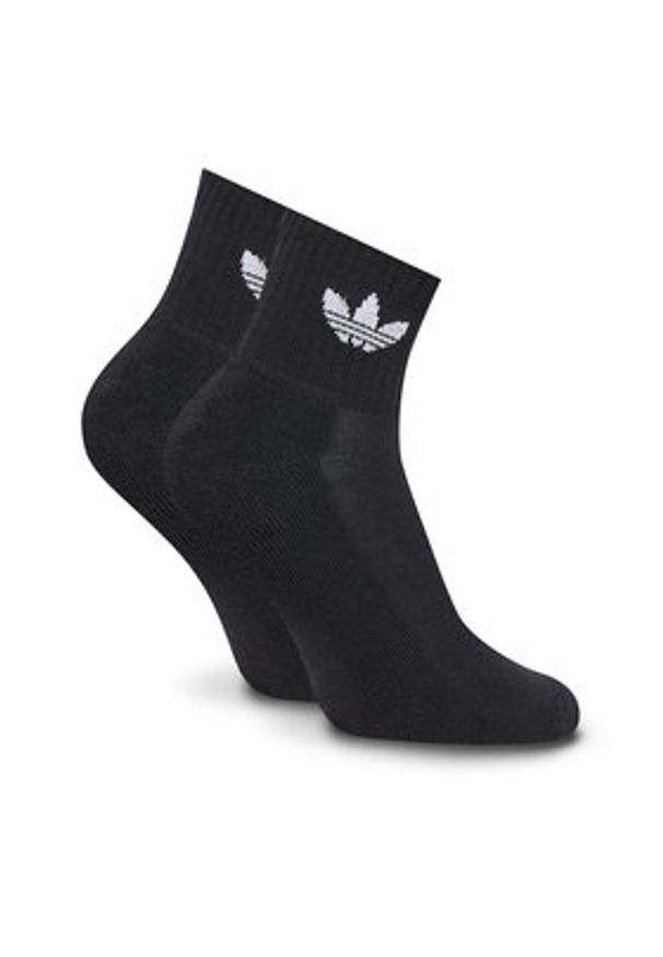 Adidas - adidas Zestaw 3 par wysokich skarpet unisex IJ5626 Czarny. Kolor: czarny. Materiał: materiał, bawełna