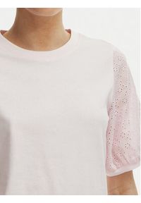 Vero Moda Bluzka Janni 10340706 Różowy Regular Fit. Kolor: różowy. Materiał: bawełna #4