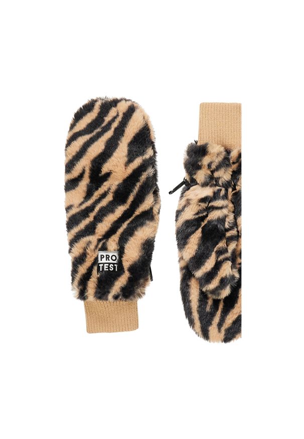 Mitenki damskie Protest Marcy. Kolor: brązowy. Sezon: zima. Sport: narciarstwo