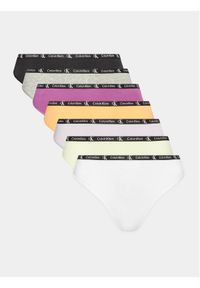 Calvin Klein Underwear Komplet 7 par fig klasycznych 000QD3993E Kolorowy. Materiał: bawełna. Wzór: kolorowy