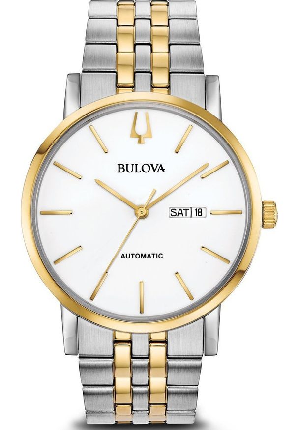 Zegarek Bulova Zegarek męski Bulova 98C130 srebrny. Kolor: srebrny