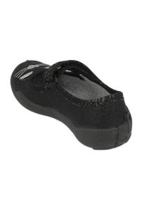 Befado obuwie dziecięce 114X450 czarne srebrny. Kolor: wielokolorowy, czarny, srebrny. Materiał: bawełna, tkanina #2