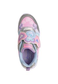 skechers - Buty sportowe dla dzieci Skechers Heart Lights Lovin Reflecti. Okazja: na co dzień. Kolor: wielokolorowy, szary, różowy, pomarańczowy. Materiał: materiał #2