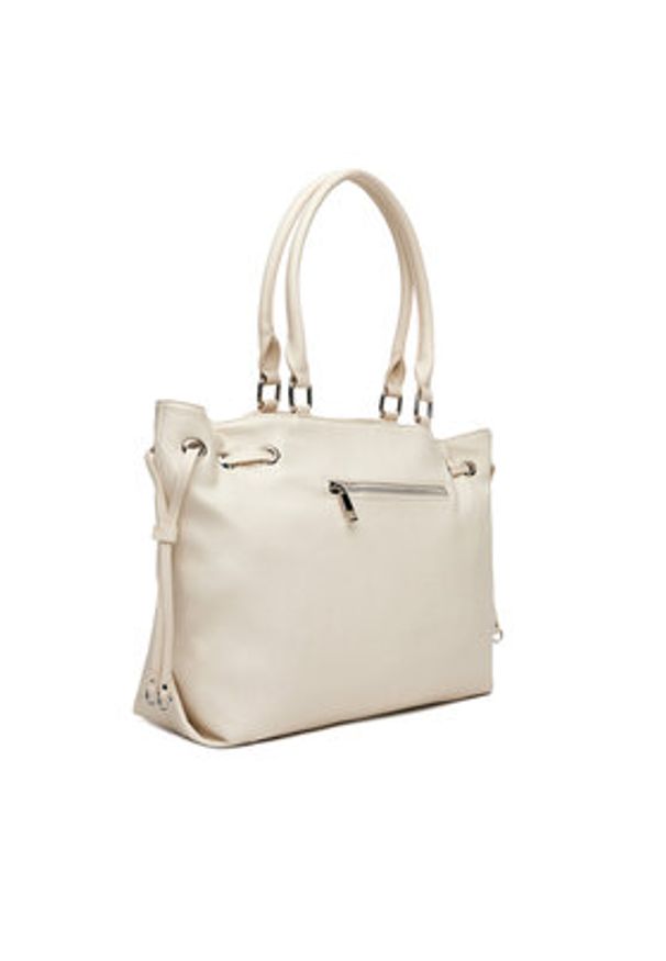 Lasocki Torebka LSK-X-001-07 Écru. Materiał: skórzane