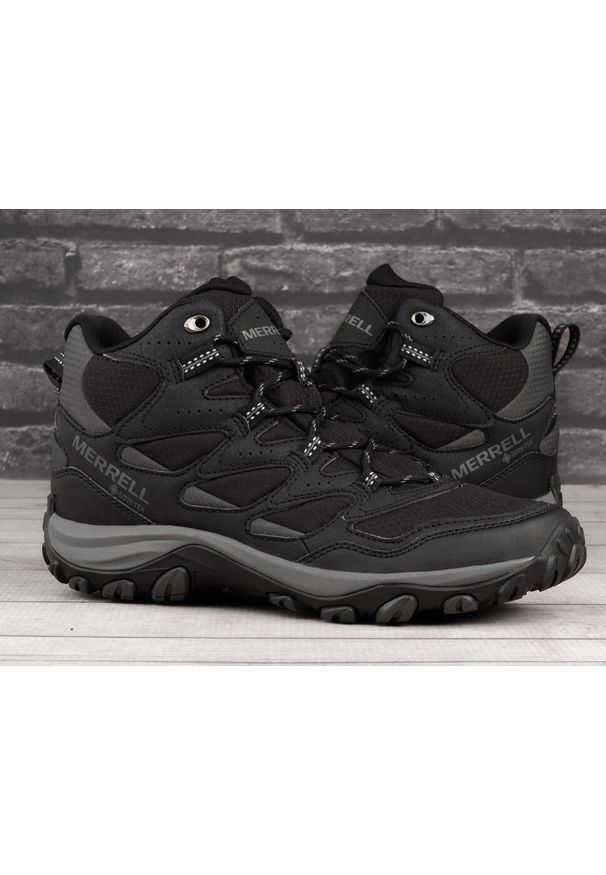 Givova - Buty męskie terekkingowe Merrell WEST RIM SPORT MID GTX. Kolor: czarny