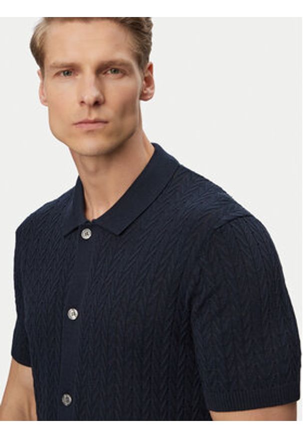 JOOP! Koszula Tristao 30101510 Granatowy Regular Fit. Kolor: niebieski. Materiał: bawełna